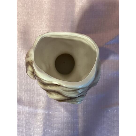 VINTAGE 1964 RELPO 5543 A LADY HEAD VASE LONG EYE LASHES RUFFLED COLLAR - Picture 9 of 9